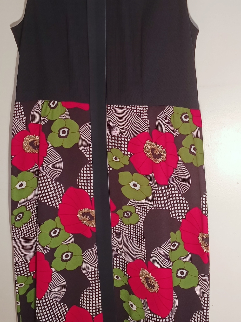 Vintage Puritan Forever Young Maxi Dress 60’s Retro W Original Belt - Picture 3 of 5